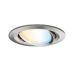 Indbygningslampe NOVA PLUS COIN TW LED rund, svingbar, tunable white, ZigBee styrbar IP23