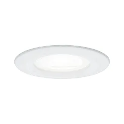 Indbygningslampe NOVA LED stiv GU10 IP44, hvid mat  6,5W 470lm 4000K 36° 36° CRI >80