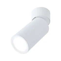 Loftlampe TURNAL COIN, hvid mat dæmpbar