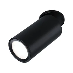 recessed luminaire TURNAL COIN, black matt dimmable 6W 470lm 2700K 100° 100° CRI >80
