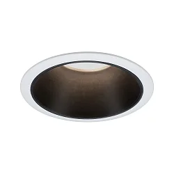Indbygningslampe COLE COIN LED stiv IP44, sort mat, hvid dæmpbar 6,5W 460lm 2700K 100° 100° CRI >80
