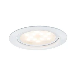 LED Furniture recessed luminaire SET LED, 3x4,5W, 12VA, 230V/350mA, 65mm, white