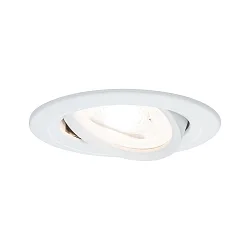 Paulmann Indbygningslampe Nova, IP23, rund, sæt af 1, ekskl. lyskilde, maks. 35W, GU10, hvid