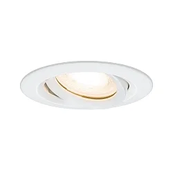 Paulmann Indbygningslampe LED Nova, IP65, rund, maks. 35W, sæt af 1 drejelig