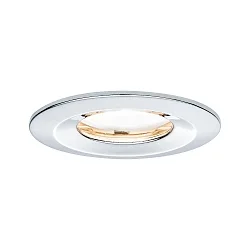 Paulmann Indbygningslampe LED Coin Slim IP65, rund, 6,8W, sæt af 1 dæmpbar, chrom
