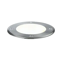 Paulmann Plug&Shine Gulvindbygningslampe IP67 6W 24V sølv drejelig