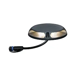 Paulmann Plug&Shine Gulvlampe IP67 24V 3000K antracit dobbelt, betrædes, 2x 3W, 2x 350lm, 180° drejelig rækkevidde