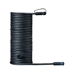 Paulmann Plug&Shine Kabel IP68 med 3 tilslutningsbøsninger sort, 10m