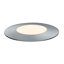 Paulmann Plug&Shine Gulvindbygningslampe Floor Mini IP65 3x2,5W 55mm sølv