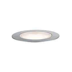 Paulmann Plug&Shine Gulvindbygningslampe FLOOR ECO, IP65, 24V, 1.3W 3000K 50lm 90°, dæmpbar, sølv