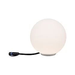 Paulmann Plug & Shine Lys objekt Globe IP67 3000K 24V, 2,8W, 235lm, 20cm diameter
