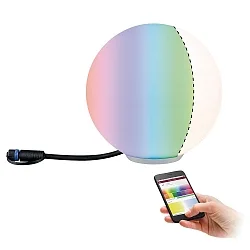 Udendørs lampe LED PLUG&SHINE GLOBE RGBW, ZigBee styrbar IP65, hvid dæmpbar