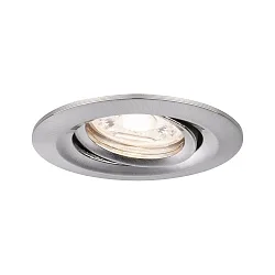 Indbygningslampe NOVA MINI LED svingbar IP23, jern børstet  4W 310lm 2700K 38° 38° CRI >80