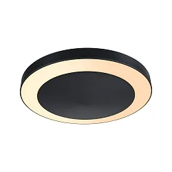 Udendørs loftlampe CIRCULA ZigBee styrbar IP44, antracit dæmpbar