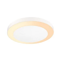 Udendørs loftlampe CIRCULA ZigBee styrbar IP44, hvid dæmpbar
