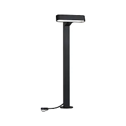 Pælelampe PLUG&SHINE ITO vandret IP65, antracit dæmpbar