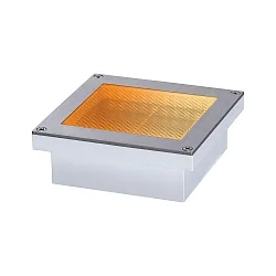 Gulvindbygningslampe BRICK 100X100MM tilgængelig, ZigBee styrbar, insektvenlig IP67, rustfrit stål