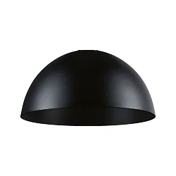 LED systemlampe ULine PENDEL BOL Ø 30CM stiv, halvrund IP20, sort mat dæmpbar