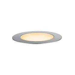 Gulvindbygningslampe PLUG & SHINE FLOOR INSECT / Ø 7CM insektvenlig IP67, sølv