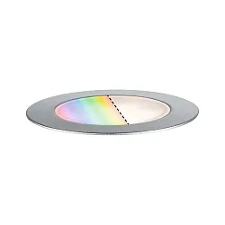 Gulvindbygningslampe PLUG & SHINE FLOOR tunable white, RGBW, ZigBee styrbar IP67, rustfrit stål dæmpbar
