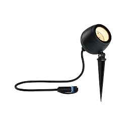 Jordspydslampe PLUG&SHINE KIKOLO LED IP65, antracit