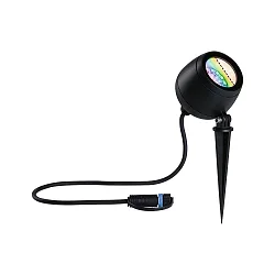 Jordspydslampe PLUG&SHINE KIKOLO RGBW LED IP65, antracit
