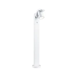 Pælelampe CUFF PIR med sensor IP44, antracit, gennemsigtig 