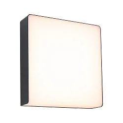 outdoor wall luminaire AZALENA PIR with sensor IP44, anthracite, transparent 
