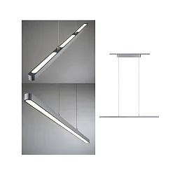 Pendel URAIL LENTO LED up / down, chrom mat