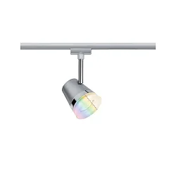 Spot URAIL ZIGBEE CONE RGBW RGBW, ZigBee styrbar GU10, chrom mat dæmpbar