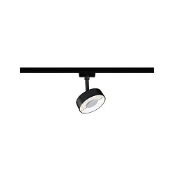 1-phase spot URAIL CIRCLE LED IP20, black matt