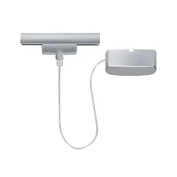 Tilbehør til 1-Faset skinnesystem URAIL Elektricitet tilslutning, maks. 1000W, 230V, chrom matt
