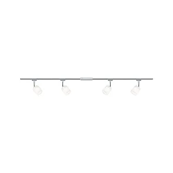 Spot URAIL BLOSSOM med mulighed for indfødning, sæt med 4 G9, chrom, chrom mat, satin dæmpbar