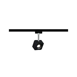 Spot URAIL CUBE LED, chrom, sort mat