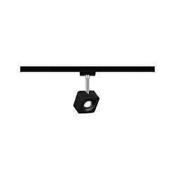 Spot URAIL CUBE LED, chrom, sort mat
