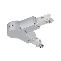 1-faset L-tilslutning URAIL justerbar, chrom mat