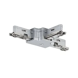 Tilbehør til 1-Faset skinnesystem URAIL T-samlestykke, 125mm, maks. 1000W, 230V, chrom matt