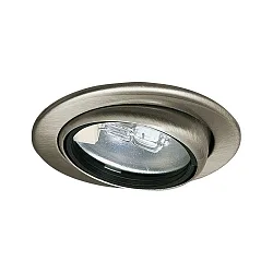 Møbler Indbygningslampe drejelig, 12V, G4, 69mm, børstet jern