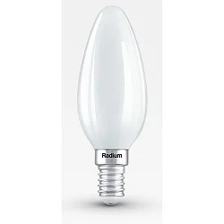 LED lyskilde kerteførmet ESSENCE+ C40 HE 827/F/E14 omskiftelig mat 2,2W 470lm 2700K 330° CRI >80 