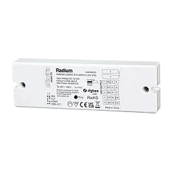 Dæmper DIMMER ZIGBEE 5CH/480W RGBW, ZigBee styrbar, 5 kanal, hvid