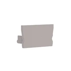 Endcap for Radium Aluminum U profile SMALL U-FLAT, plastic