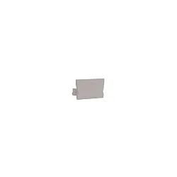 Endkappe SMALL U FLAT, hvid