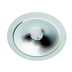 Downlight GLAN XL Ø 320MM Plug&Play stiv, CCT Switch, UGR < 19, multipower IP20, aluminium, hvid 