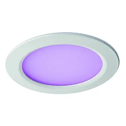 LED Recessed spot QILE, 110°, 23,55W, RGBWW, 2900-3100K, 966lm, IP43, white