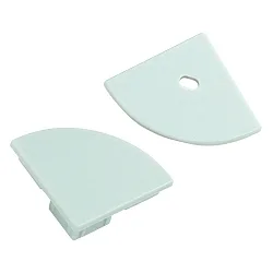 Endkappe RU-65655 + RU-65312 , aluminium