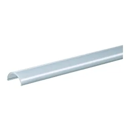 Profile cover, opal, 16/15, half round, 2m, white