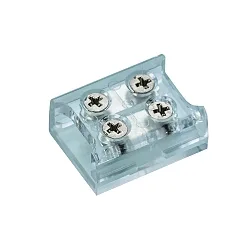 Direkte tilslutning VARDAFLEX 1CM - SCREW 2-polet, gennemsigtig