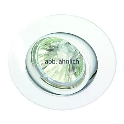 Indbygningslampe MR11 svingbar IP20, hvid