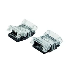 Stik VARDAFLEX 1.2CM - PUSH (RU-70500 + RU-70537) sæt med 1, 5-polet, RGBW, sort, gennemsigtig