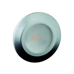 recessed luminaire LARA AC LED round IP44, chrome, mat, satined  6W 519lm 3000K 95° 95° CRI 80-89